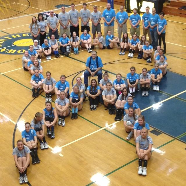 Volleyball team raises funds for Yolanda Barco Center