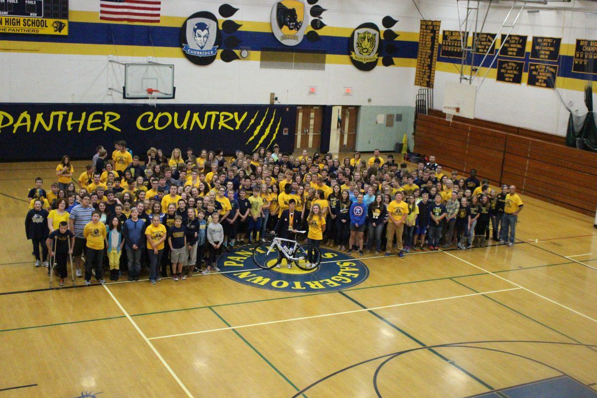 Hope and inspiration: Paralympic gold medalist shares message at Saegertown High