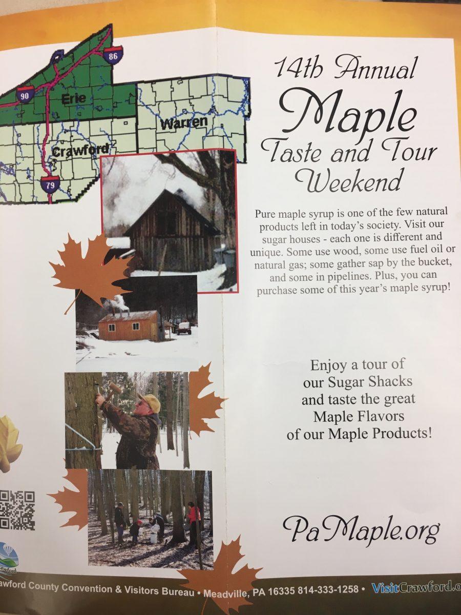 Let’s get sappy: Maple Tours on tap this weekend