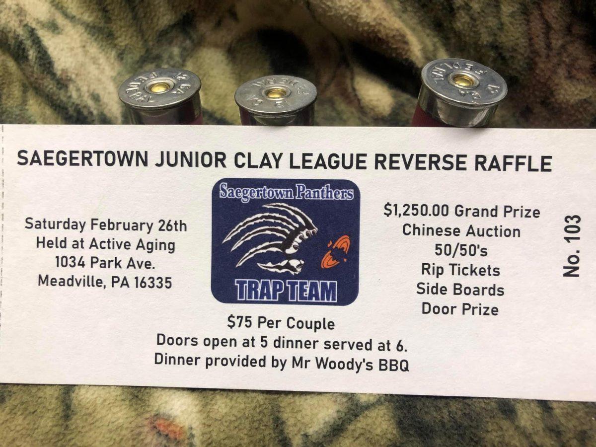 Saegertown trap team holds reverse raffle