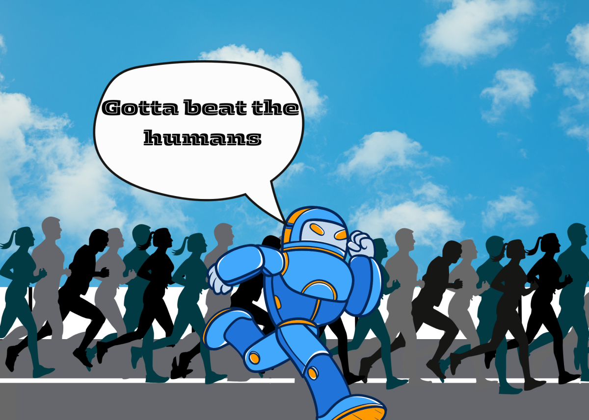 Humanoid robots race with actually people in China